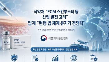 식약처 “ECM 스킨부스터 등 산업 발전 고려”…업계 “현행 법 체계 유지가 경쟁력”