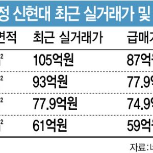 압구정 아파트의 이유있는 10억 할인…“그래도 못 사”