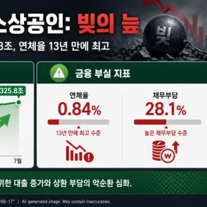 “폐업도 못 한다”…소상공인 ‘버티기 대출’ 다시 늘었다