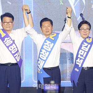 金 "가짜당원 뿌리"…鄭 "김민석만 당선되면 李정부 성공하냐"