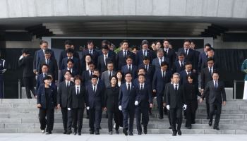더불어민주당 지도부 국립현충원 참배