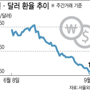 두달 만에 250원 뚝…고환율 끝나니 ‘원화 강세 과속’ 우려
