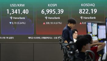 환율 1330원대까지 급락…국민연금 환헤지 중단에 낙폭 축소