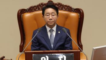 정점식 원내대표, '교섭단체 대표연설'