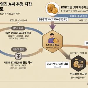 [단독]KOK 주동자 지갑 보니…中거래소 거쳐 500억대 현금화