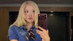 갤럭시 모델이던 로제가 아이폰18 들자…삼성이 던진 '한마디'