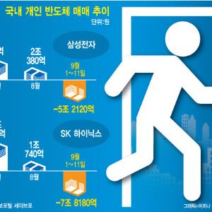 개미들 삼전닉스 13조 팔았다…'반도체 올인' 멈춘 이유
