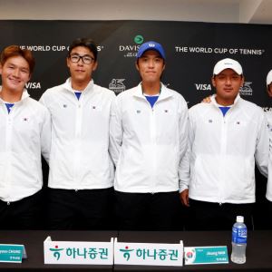 한국 테니스, 안방서 사상 첫 8강 도전…인도 넘어 새 역사 쓴다