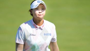 [포토]김민솔,버디 아쉬운 표정