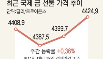 美 금리인상에도 국제 금값 반등