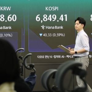 [속보]美국채금리 상승에 뉴욕증시 하락…코스피도 약보합 출발