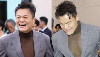 "파격적이다"…박진영, 국감 '시스루' 패션 화제