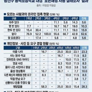 초등생 3명 중 1명, 온라인서 낯선 사람과 채팅…위험한 접근도
