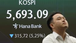 [속보]코스피, 美 CPI 부담에 5600선으로 '뚝'…양대 시장 매도 사이드카