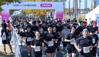LGU+, 소방관 추모 ‘U+119 메모리얼런 2026’ 성료