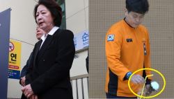 “빨대 뽑더니 국화꽃을”…현직 소방관 영상에 ‘먹먹'