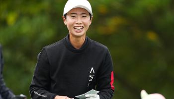 BMW 레이디스 챔피언십 안나린 연습라운드 미소