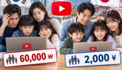 한국인은 6만원, 일본인은 2만원만 내세요 유튜브 왜 이러나
