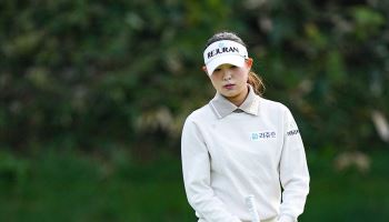 [포토]길예람,아쉬운 버디 퍼트